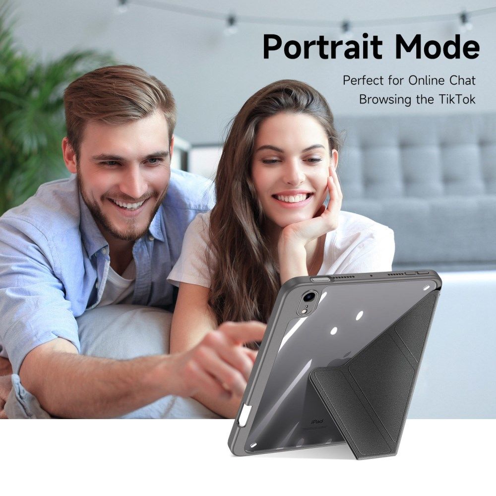 Dux Ducis Magi Series Apple iPad Mini 7/6 Hoes V-Fold Book Case Grijs afbeelding 8