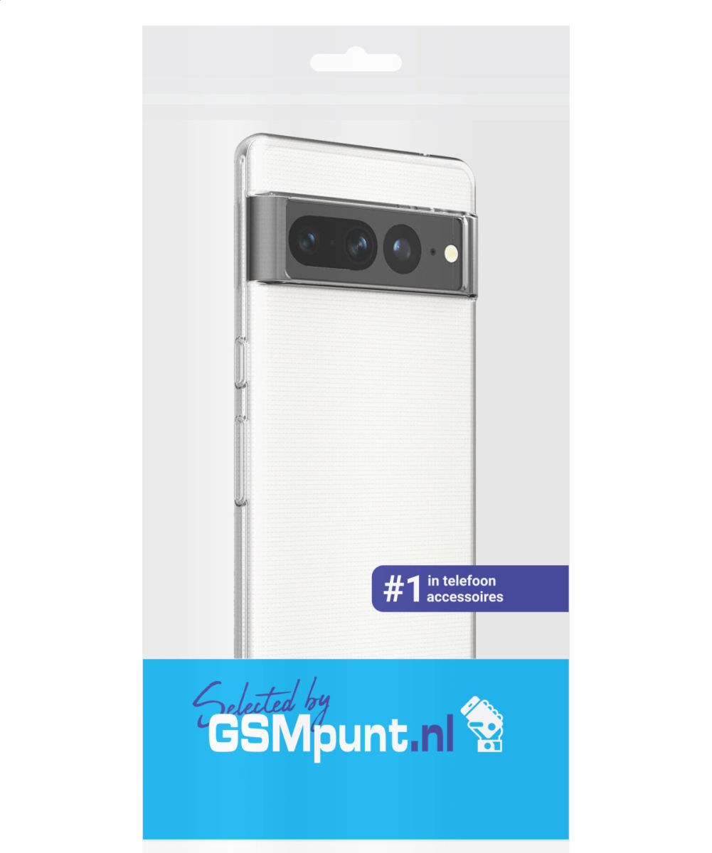 Google Pixel 7 Pro Hoesje Dun TPU Back Cover Transparant afbeelding 9