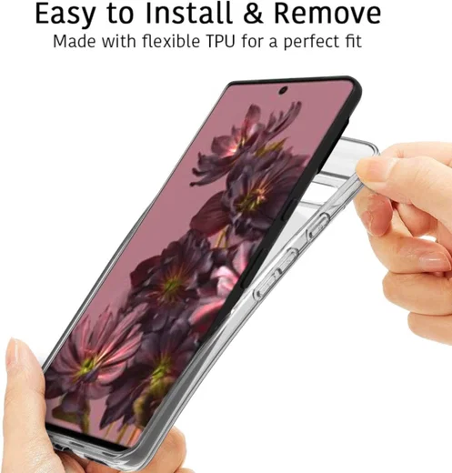 Google Pixel 7 Pro Hoesje Dun TPU Back Cover Transparant afbeelding 4