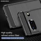 Google Pixel 7 Hoesje Geborsteld TPU Flexibele Back Cover Zwart afbeelding 5