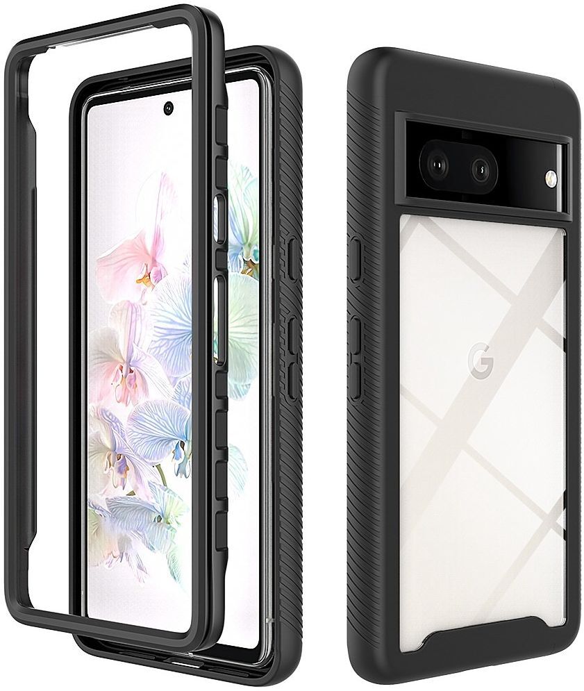 Google Pixel 7 Hoesje Volledig Schokbestendig Cover Zwart afbeelding 1