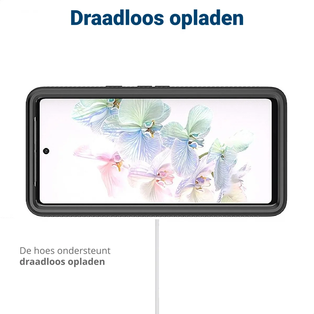 Google Pixel 7 Hoesje Volledig Schokbestendig Cover Zwart afbeelding 6