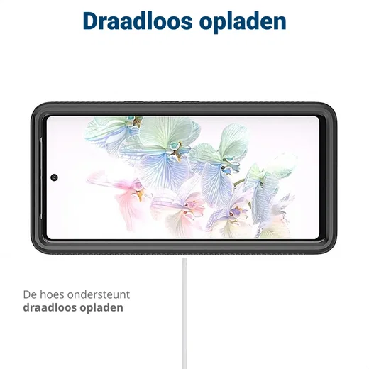 Google Pixel 7 Hoesje Volledig Schokbestendig Cover Zwart afbeelding 6