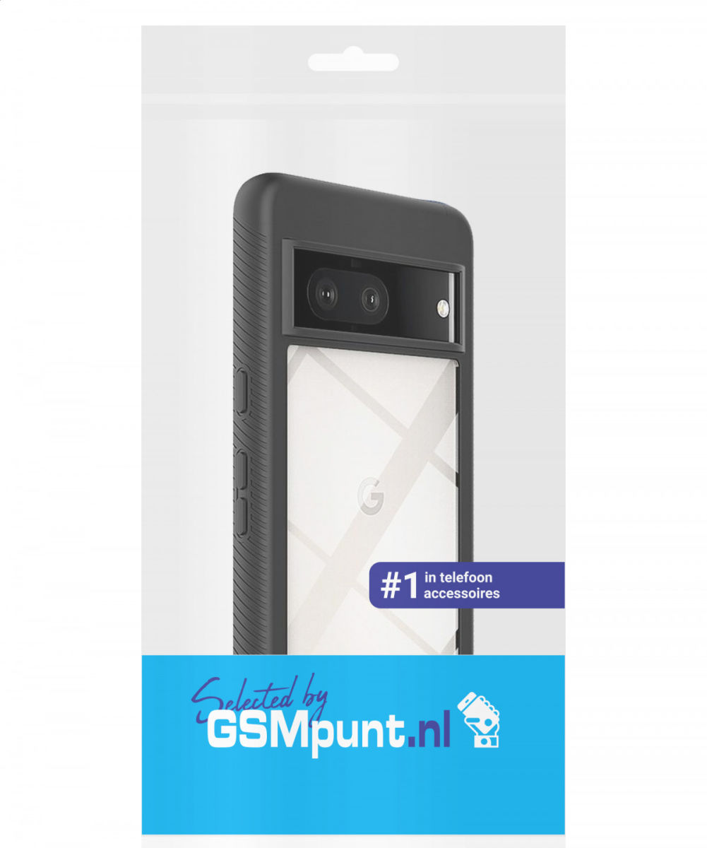 Google Pixel 7 Hoesje Volledig Schokbestendig Cover Zwart afbeelding 9