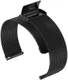 Universeel Milanees Smartwatch 18MM Bandje - Roestvrij Staal - Zwart afbeelding 4