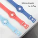 Apple AirTag Armbandje voor Kinderen Siliconen met Drukknoop Zwart afbeelding 6