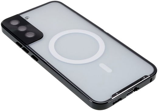 Samsung Galaxy S22 Hoesje Camera Protectie MagSafe Back Cover Zwart afbeelding 6