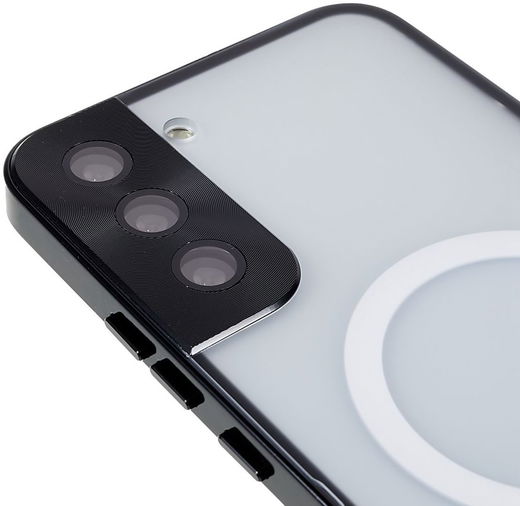 Samsung Galaxy S22 Hoesje Camera Protectie MagSafe Back Cover Zwart afbeelding 7