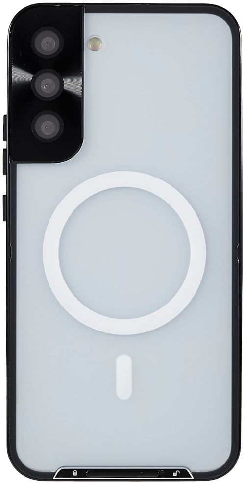 Samsung Galaxy S22 Plus Hoesje Camera Protectie MagSafe Case Zwart afbeelding 1