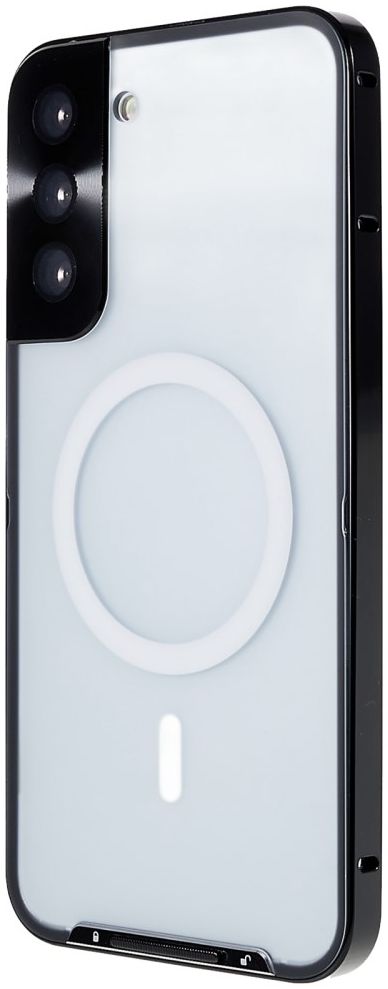 Samsung Galaxy S22 Plus Hoesje Camera Protectie MagSafe Case Zwart afbeelding 3