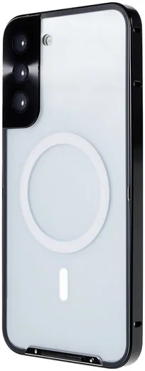Samsung Galaxy S22 Plus Hoesje Camera Protectie MagSafe Case Zwart afbeelding 3