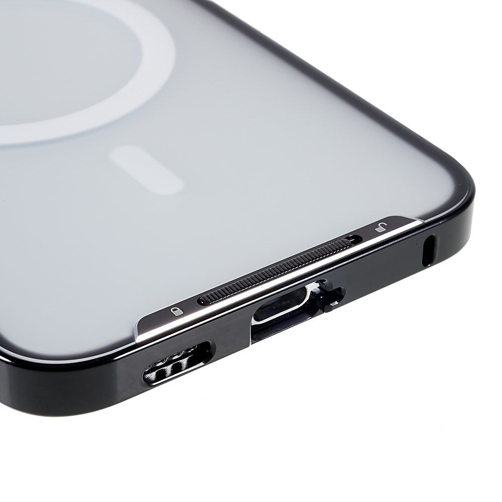 Samsung Galaxy S22 Plus Hoesje Camera Protectie MagSafe Case Zwart afbeelding 4