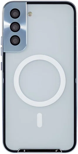 Samsung Galaxy S22 Plus Hoesje Camera Protectie MagSafe Case Blauw afbeelding 1