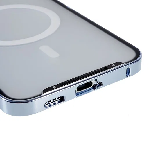 Samsung Galaxy S22 Plus Hoesje Camera Protectie MagSafe Case Blauw afbeelding 4
