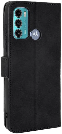 Motorola Moto G60 Hoesje Wallet Book Case Kunstleer Zwart afbeelding 6