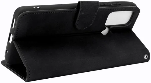 Motorola Moto G60 Hoesje Wallet Book Case Kunstleer Zwart afbeelding 5