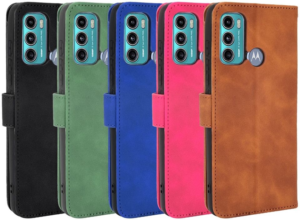 Motorola Moto G60 Hoesje Wallet Book Case Kunstleer Zwart afbeelding 9