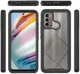 Motorola Moto G60 Hoesje Full Protect 360° Cover Hybride Zwart afbeelding 8