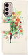 Motorola Moto G42 Hoesje Portemonnee Book Case met Tree Print afbeelding 6