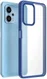Xiaomi Poco X4 GT Hoesje Armor Back Cover Transparant Blauw afbeelding 1