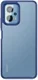 Xiaomi Poco X4 GT Hoesje Armor Back Cover Transparant Blauw afbeelding 2