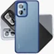 Xiaomi Poco X4 GT Hoesje Armor Back Cover Transparant Blauw afbeelding 8