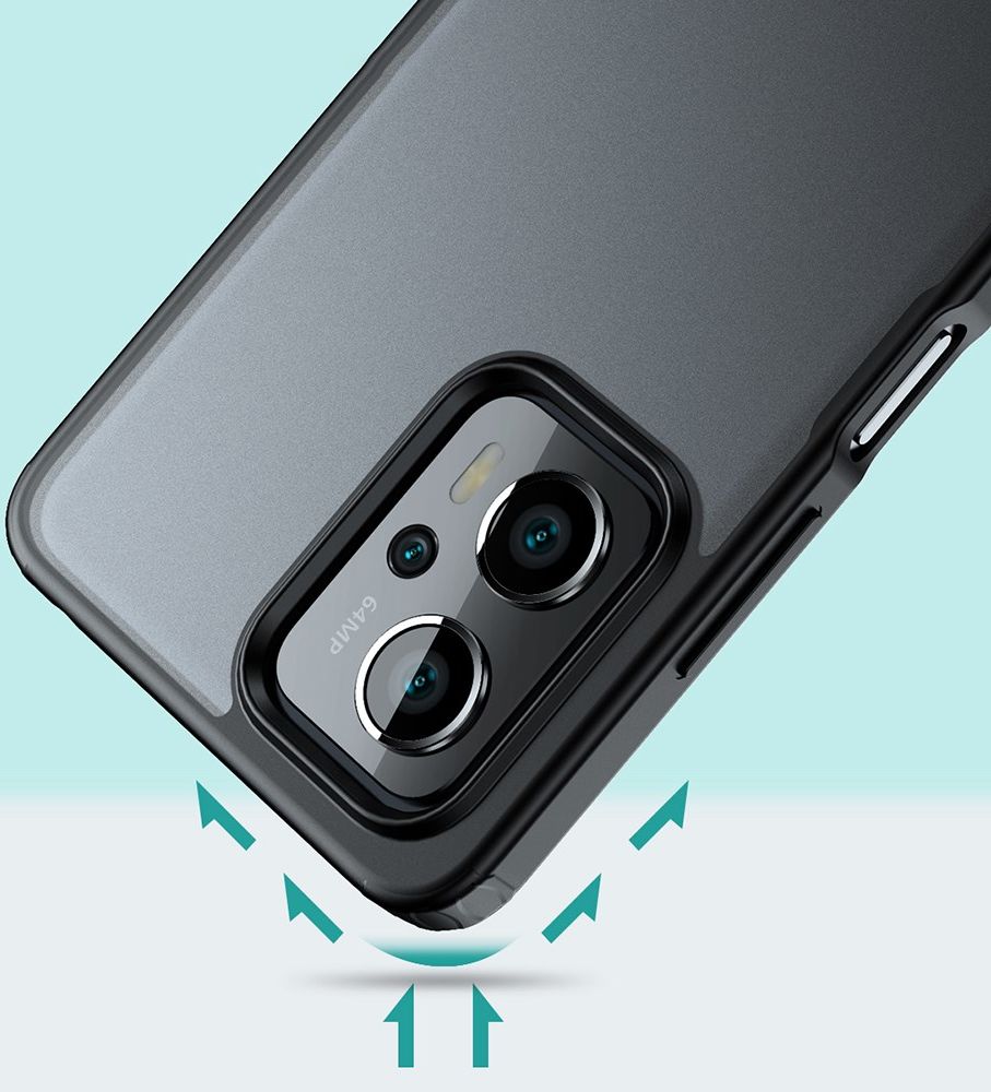Xiaomi Poco X4 GT Hoesje Armor Back Cover Transparant afbeelding 3