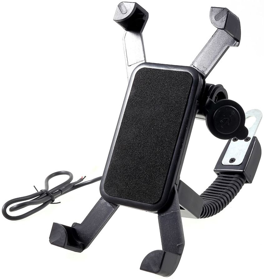 Telefoonhouder Motor met Oplaadfunctie voor 4 tot 6 Inch Smartphones afbeelding 1