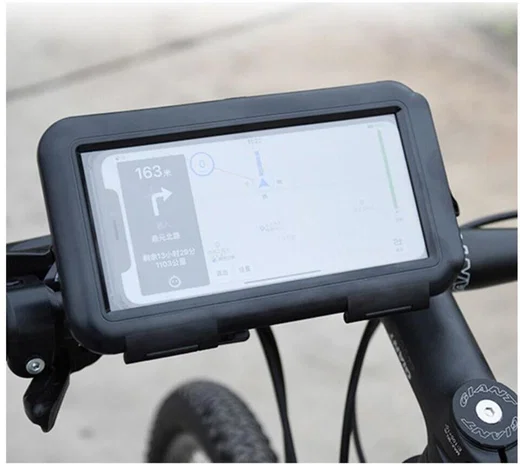 Universele Telefoonhouder Motor Stuur Waterdicht Zwart afbeelding 2