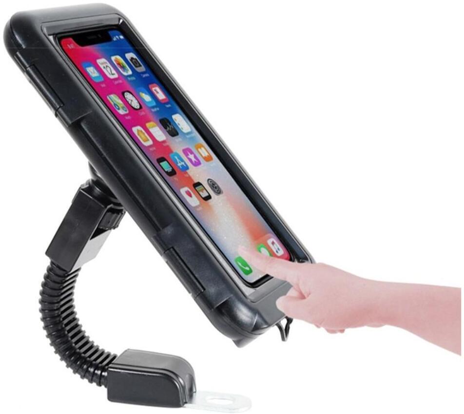 Universele Telefoonhouder Motor Stuur Waterdicht Zwart afbeelding 8