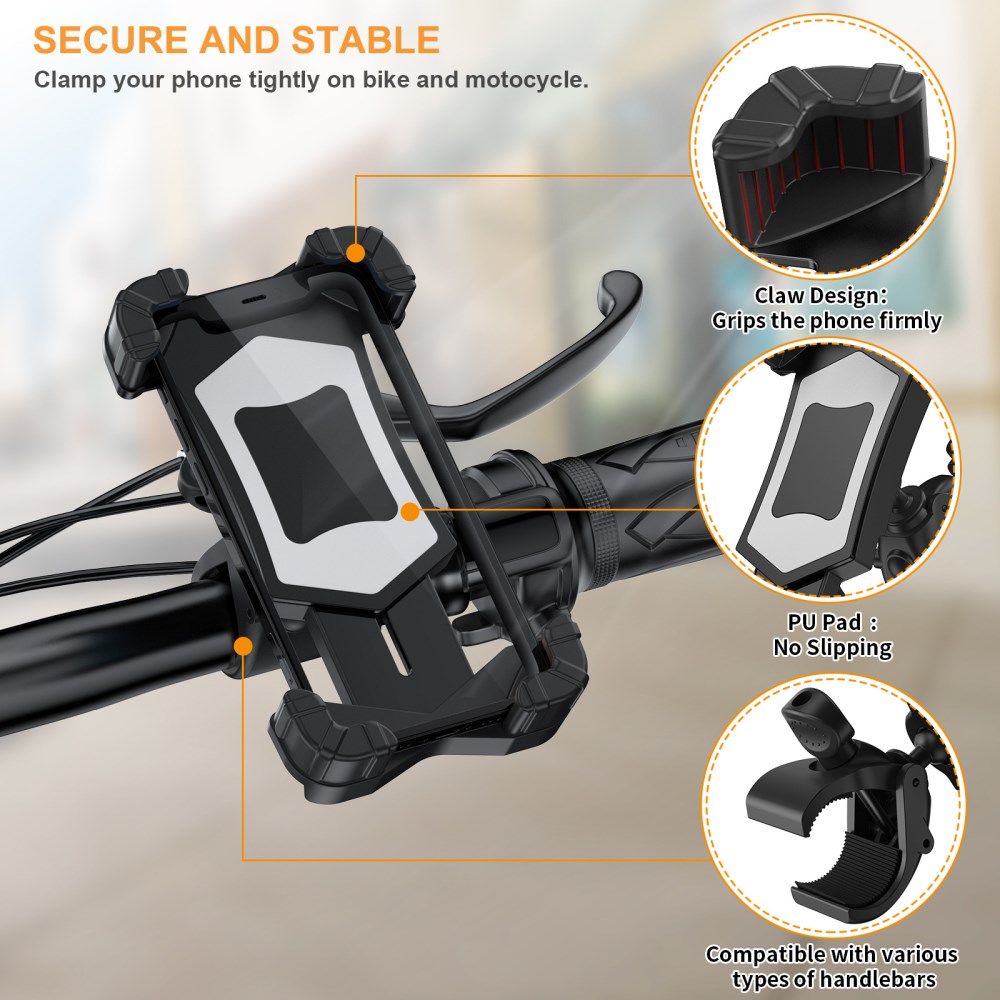 Universele Telefoonhouder Motor voor 4.7 tot 7 Inch Smartphones afbeelding 5