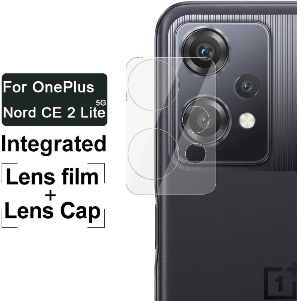 Imak OnePlus Nord CE 2 Lite Camera Lens Protector + Lens Cap Clear afbeelding 4