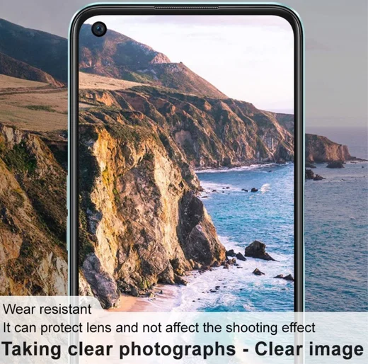 Imak OnePlus Nord CE 2 Lite Camera Lens Protector + Lens Cap Clear afbeelding 8