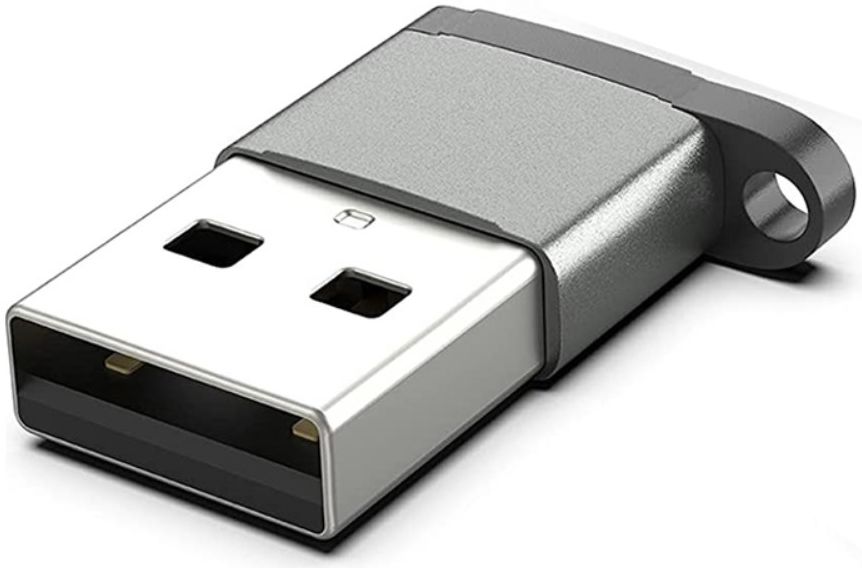 Universele USB 2.0 naar USB-C Converter/Adapter Zwart afbeelding 2