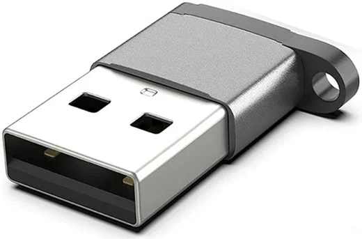 Universele USB 2.0 naar USB-C Converter/Adapter Zwart afbeelding 2