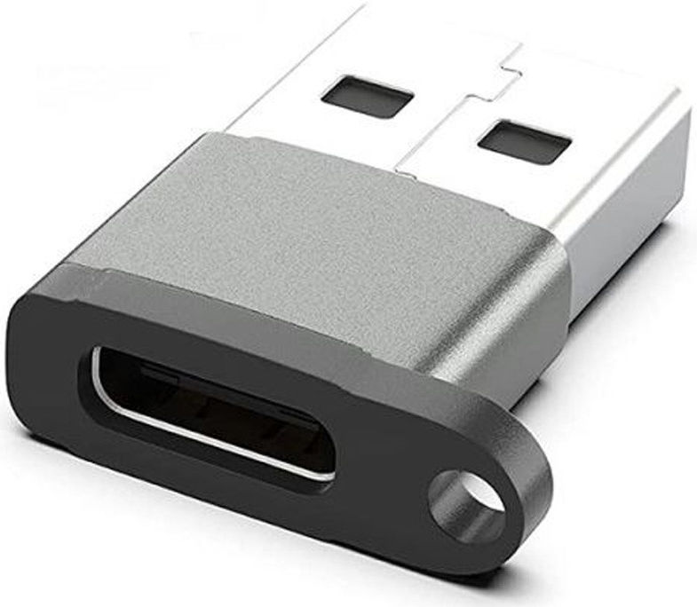 Universele USB 2.0 naar USB-C Converter/Adapter Zwart afbeelding 1
