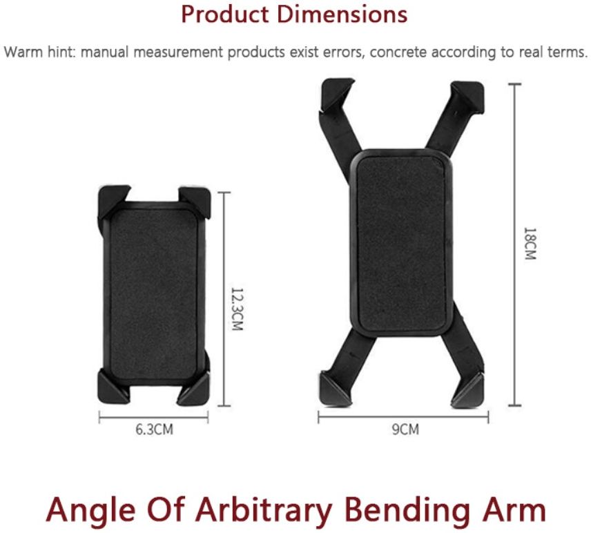 Universele Verstelbare Motor Telefoon Houder Smartphone Zwart afbeelding 5