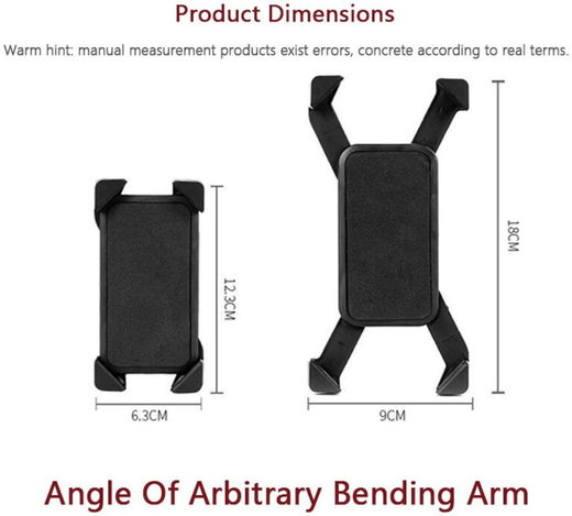 Universele Verstelbare Motor Telefoon Houder Smartphone Zwart afbeelding 5