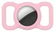 Apple AirTag Hoesje Siliconen voor Huisdieren Halsband Hond/Kat Roze
