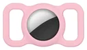 Apple AirTag Hoesje Siliconen voor Huisdieren Halsband Hond/Kat Roze