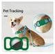 Apple AirTag Hoesje Siliconen voor Huisdieren Halsband Hond/Kat Roze afbeelding 3