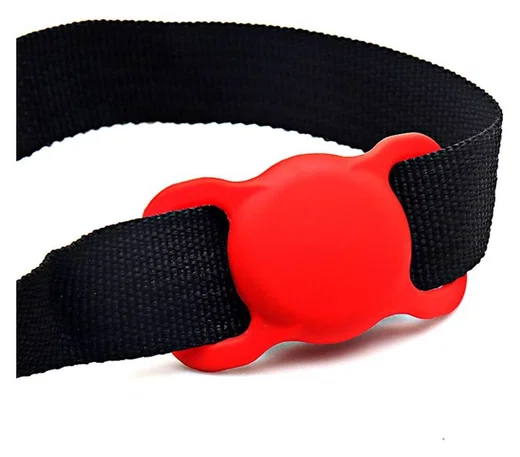 Apple AirTag Hoesje Siliconen voor Huisdieren Halsband Hond/Kat Roze afbeelding 7