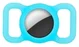 Apple AirTag Hoesje Siliconen voor Huisdieren Halsband Hond/Kat Blauw