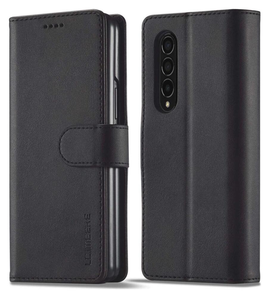 LC.IMEEKE Samsung Galaxy Z Fold 4 Hoesje Portemonnee Book Case Zwart afbeelding 2