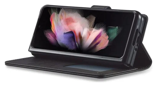 LC.IMEEKE Samsung Galaxy Z Fold 4 Hoesje Portemonnee Book Case Zwart afbeelding 3