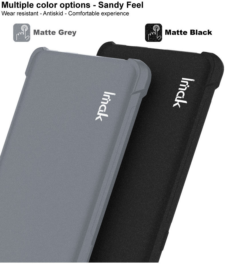 Imak Xiaomi Poco X4 GT Hoesje Flexibel TPU + Screen Protector Zwart afbeelding 6