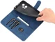 AZNS Xiaomi Poco X4 GT Hoesje Wallet Book Case Kunstleer Blauw afbeelding 4
