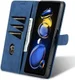 AZNS Xiaomi Poco X4 GT Hoesje Wallet Book Case Kunstleer Blauw afbeelding 6