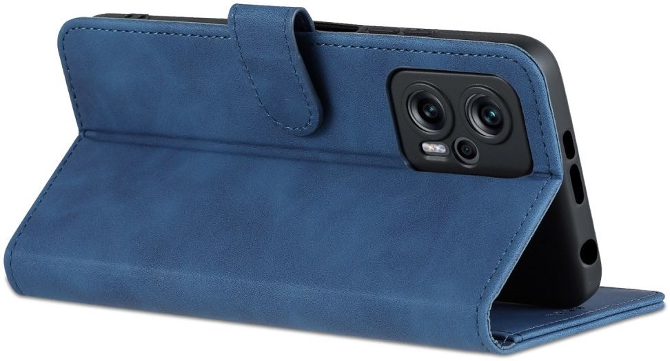 AZNS Xiaomi Poco X4 GT Hoesje Wallet Book Case Kunstleer Blauw afbeelding 8