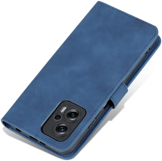 AZNS Xiaomi Poco X4 GT Hoesje Wallet Book Case Kunstleer Blauw afbeelding 9